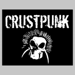Crust Punk čierne trenírky BOXER s tlačeným logom,  top kvalita 95%bavlna 5%elastan